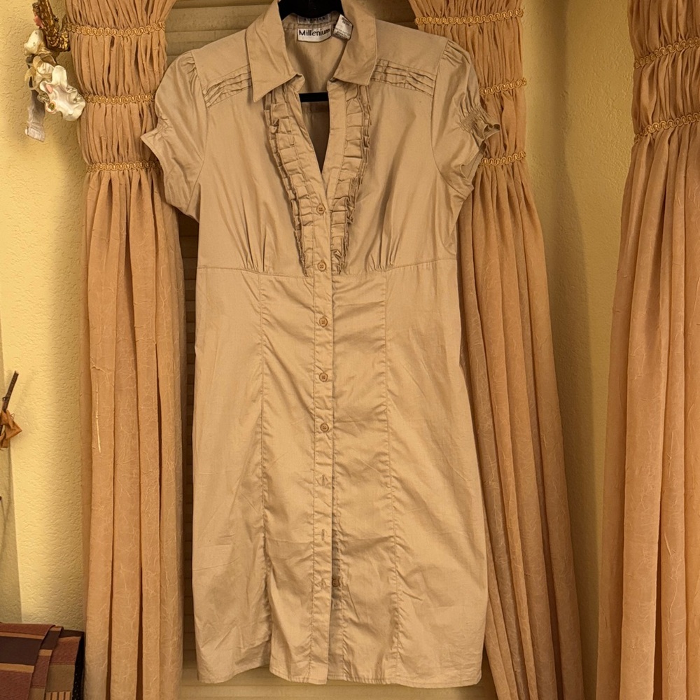 Millennium Button Front Dress
